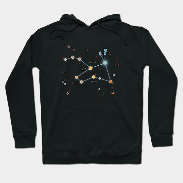 Lepus Constellation Hoodie by Creative Avenue